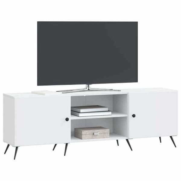 Maison Exclusive - TV-möbel 150 x 31 x 50 cm Vit Ingenjörsträ