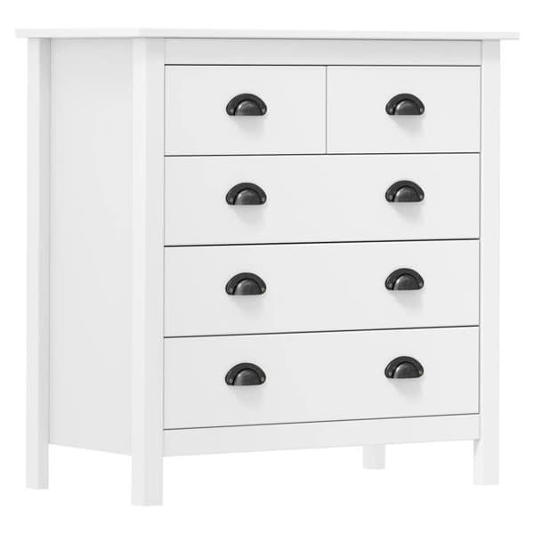 Maison Exclusive - Buffet Hill Blanc 79x40x80 cm Solid furu Vit