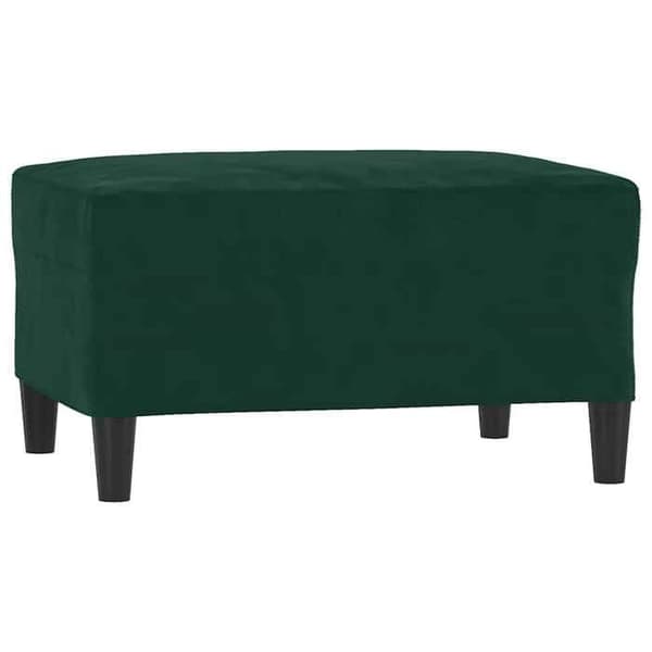 Maison Exclusive - Sæt af 3 sofaer med puder Mørkegrøn Velour