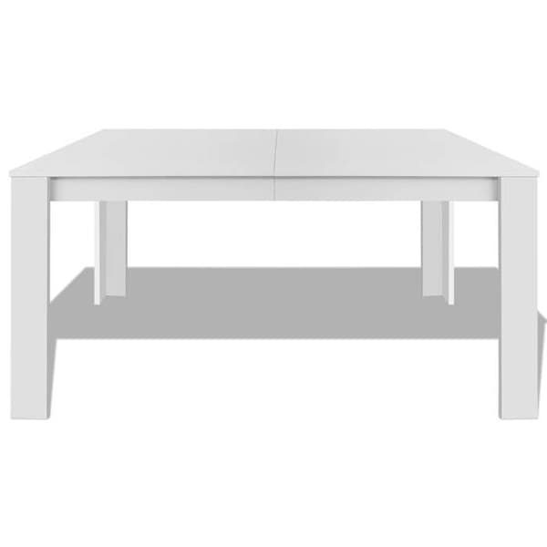 Maison Exclusive - Matbord 140x80x75 cm vit Vit