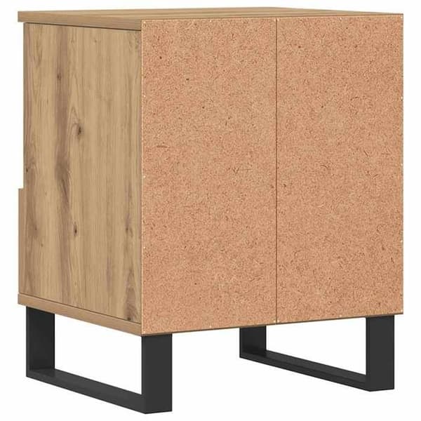 Maison Exclusive - Natborde 2 stk. håndlavet eg 40x35x50 cm