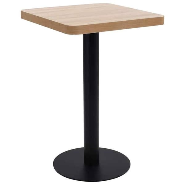 Maison Exclusive - Lys brun bistrobord 50x50 cm MDF