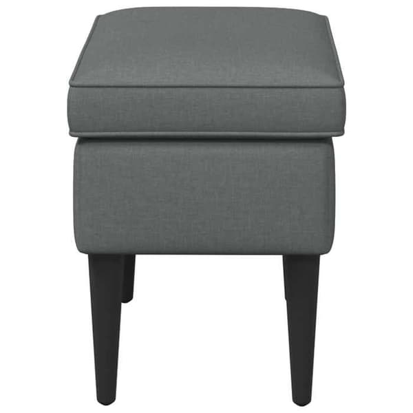 Maison Exclusive - Mörkgrå puff 55 x 35 x 41 cm Tyg