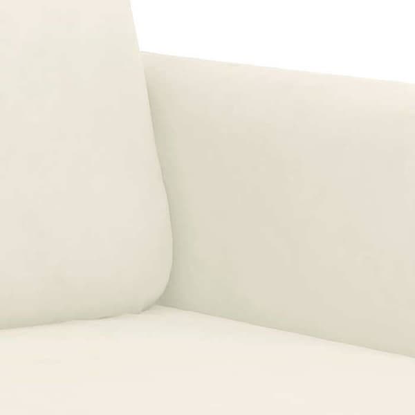Maison Exclusive - Sæt af 3 sofaer med creme velour puder