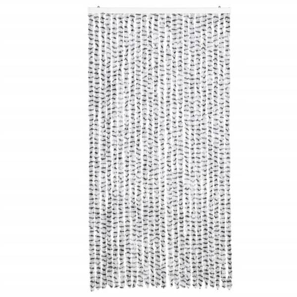 Maison Exclusive - Ljusgrå och mörkgrå myggnät 100x230cm chenille