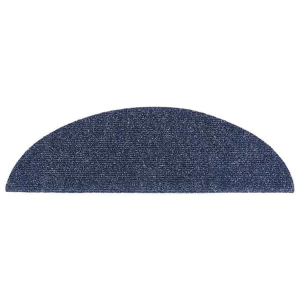 Maison Exclusive - Selvklæbende trappetæpper 15 stk. 56x17x3 cm Blå Blå