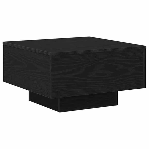 Maison Exclusive - Sort egetræ sofabord 55 x 55 x 31 cm svart ek