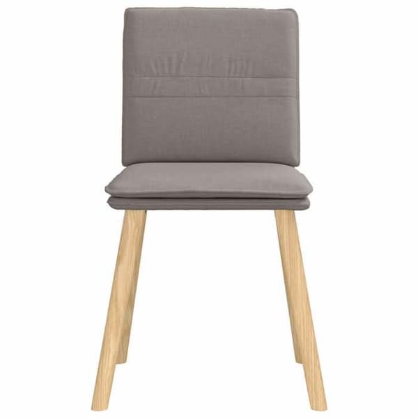 Maison Exclusive - Matstolar set om 6 taupe tyg
