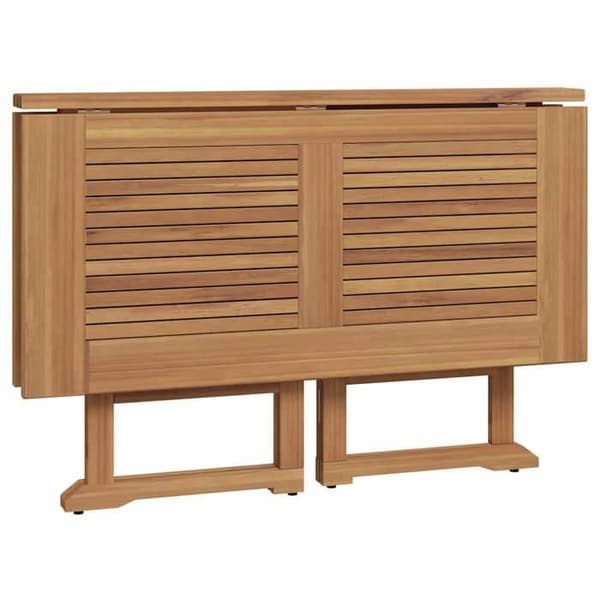 Maison Exclusive - Fällbart utomhusmatbordset 5 delar i solid teak