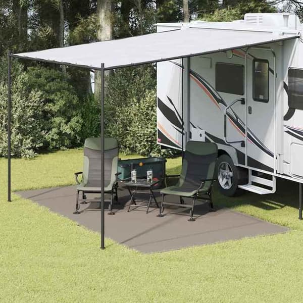 Maison Exclusive - Teltmåtte Lys grå 450 x 250 cm Polyethylen