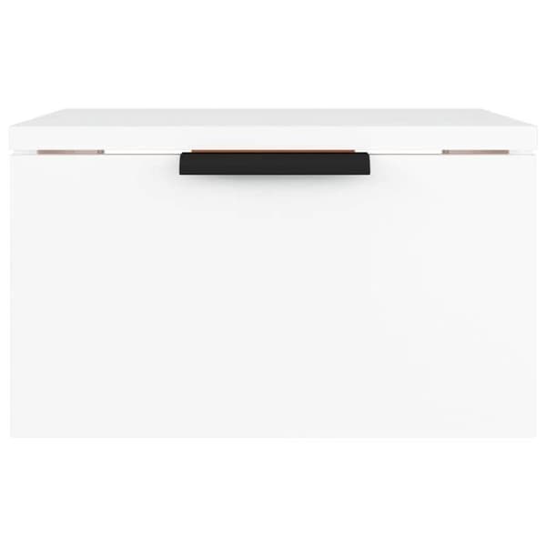 Maison Exclusive - Väggmonterade sängbord 2 st vit 34x30x20 cm Vit