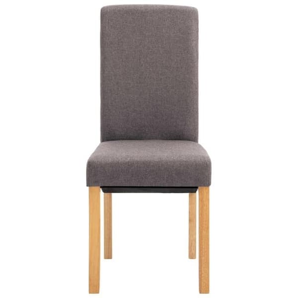 Maison Exclusive - Matstolar set om 4 taupe tyg mol