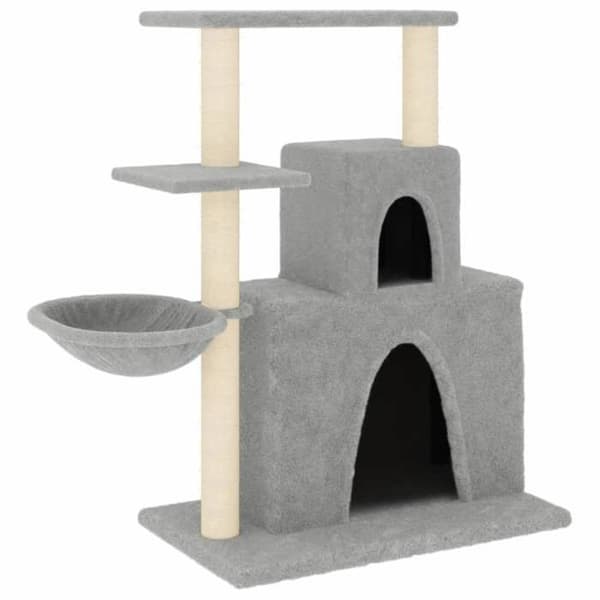 Maison Exclusive - Kattekradsetræ med sisal kløer Lys grå 83 cm ljusgrått