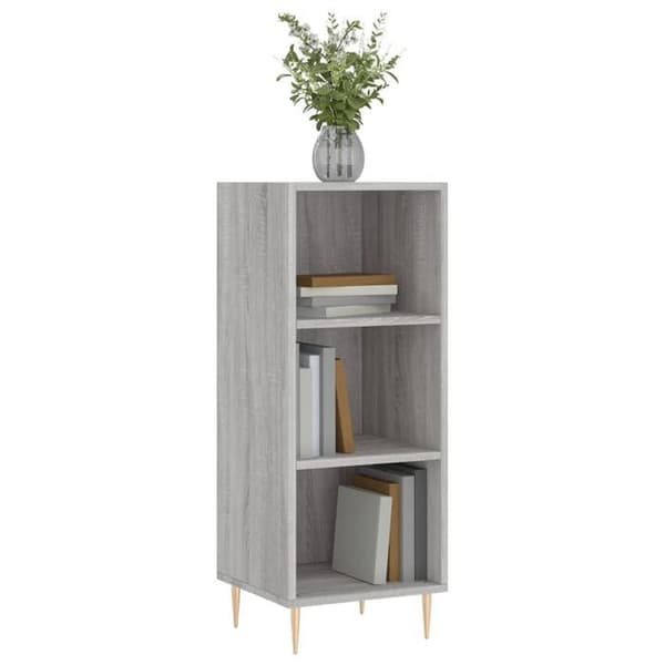 Maison Exclusive - Buffé Sonoma Grå 34,5x32,5x90 cm Ingenjörsträ