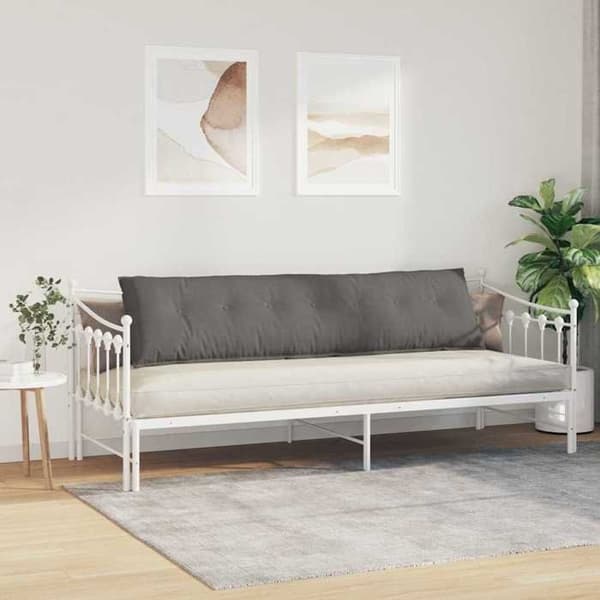 Maison Exclusive - Lys grå rygpude 200 x 50 cm i fløjl