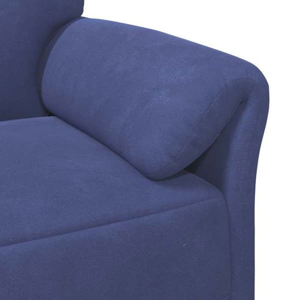 Maison Exclusive - Sofa 2 pladser Blå polstret Velour