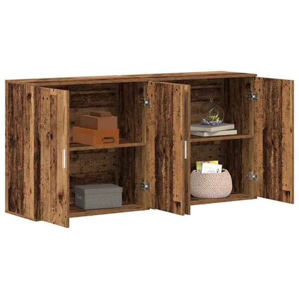Buffé - EXKLUSIVT HEM - 79 x 38 x 80 cm - Ingenjörsträ - 2 dörrar - Nutida