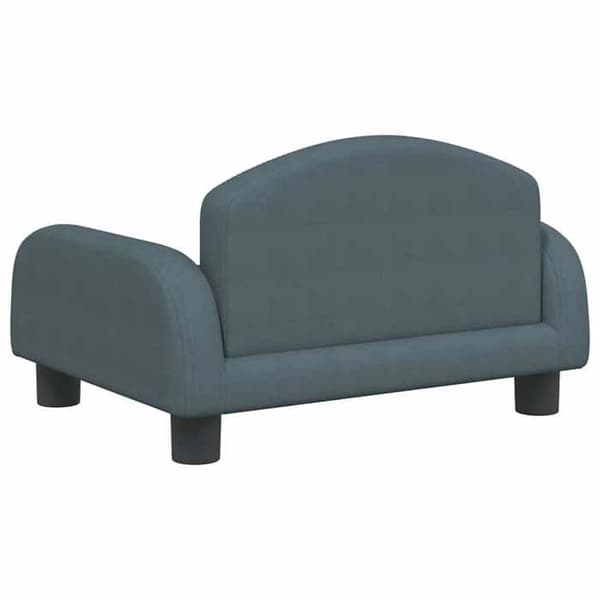 Maison Exclusive - Mörkgrå hundsäng 50x40x30 cm tyg mörkgrå