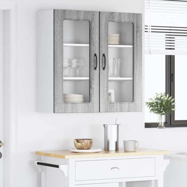 Maison Exclusive - Diskmaskinpanel Kalmar 2 st Grå Sonoma Gris Sonoma