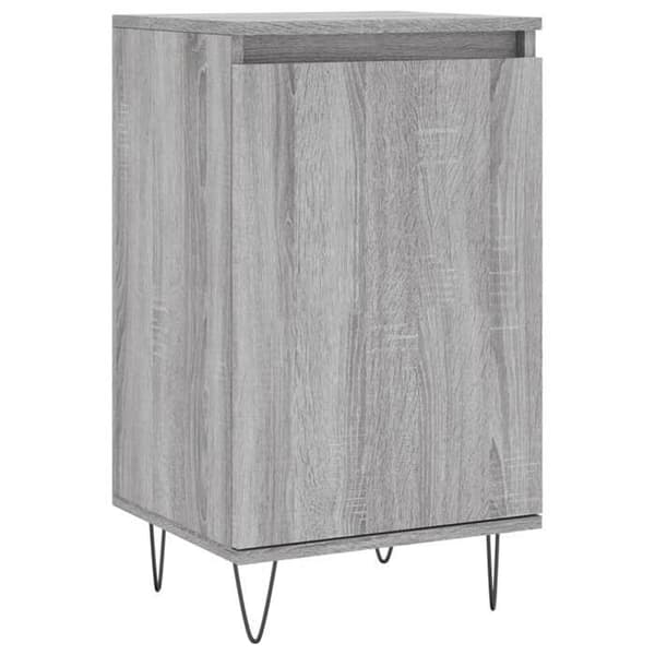 Maison Exclusive - Buffeter 2 stk sonoma grå 40x35x70 cm ingeniørtræ