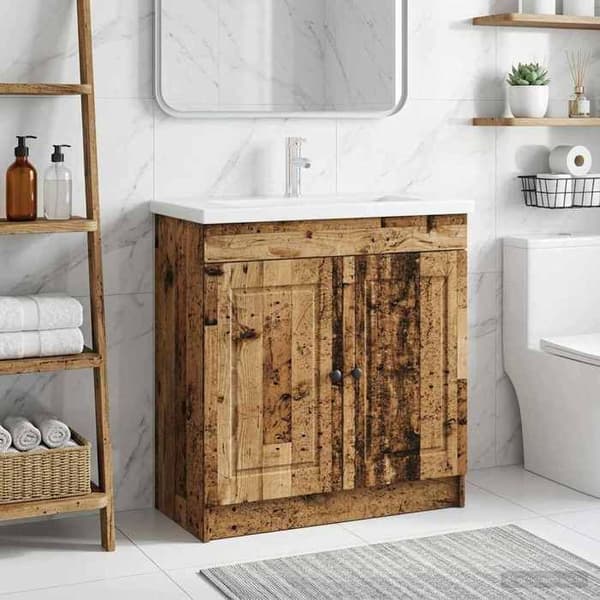 Maison Exclusive - Badeværelse underskab i gammelt træ