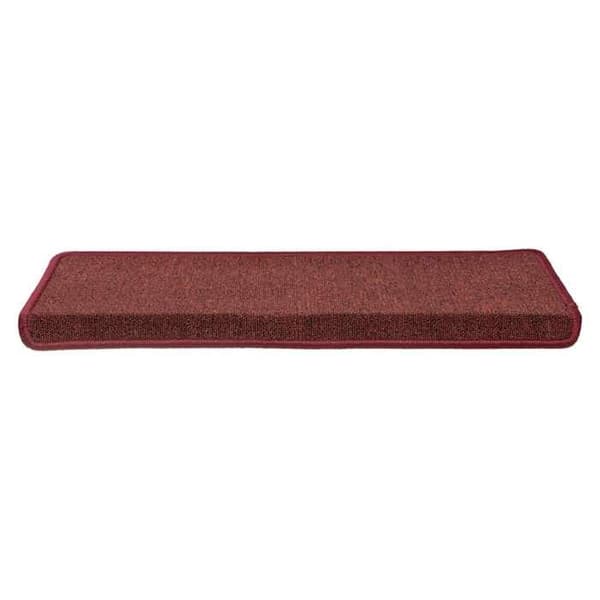 Maison Exclusive - Trappe tæppe 15 stykker 65 x 21 x 4 cm Bordeaux rektangulær kant