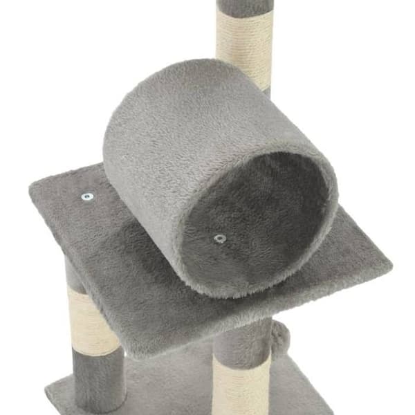 Maison Exclusive - Kattekradse med sisal kløer 65 cm Grå Grå