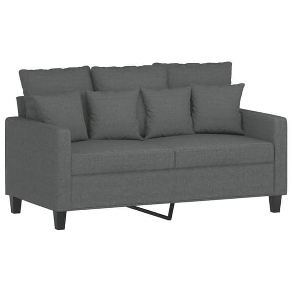 Maison Exclusive - Sæt af 3 sofaer med puder Mørkegrå Stof