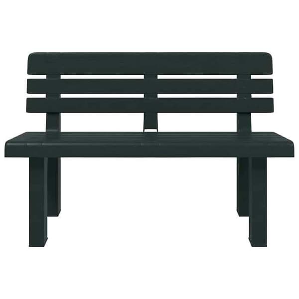 Maison Exclusive - Vihreä puutarhapenkki 110x52x71 cm polypropeeni