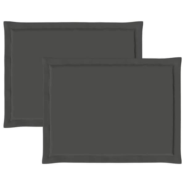 Sædehynder - EKSKLUSIV HUS - Sæt 2 - Polyester - Antracit - 47 x 36 x 2 cm antracit