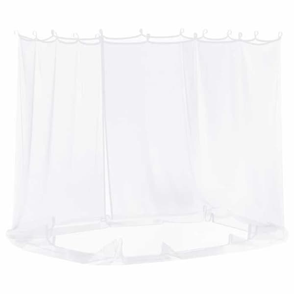Maison Exclusive - Myggnät för gazebo 220 mesh Vit 2 x 2 x 2 m Polyester