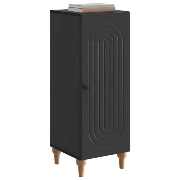 Maison Exclusive - Buffet Sort 33 x 34,5 x 90 cm Ingeniørtræ