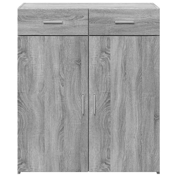 Maison Exclusive - Buffet Sonoma grå 80x42,5x93 cm ingenjörsträ