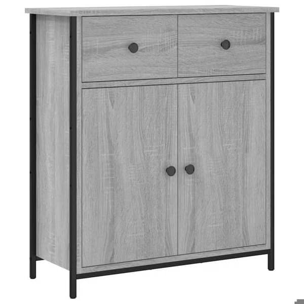 Maison Exclusive - Buffé Sonoma grå 70x30x80 cm ingenjörsträ