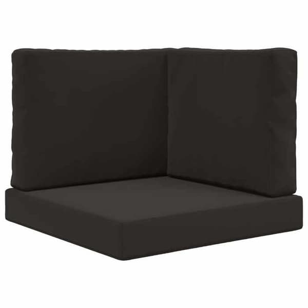 Utomhuskudde - EXKLUSIV HEM - 60x60 cm - Polyester - Svart - Skumfylld Svart