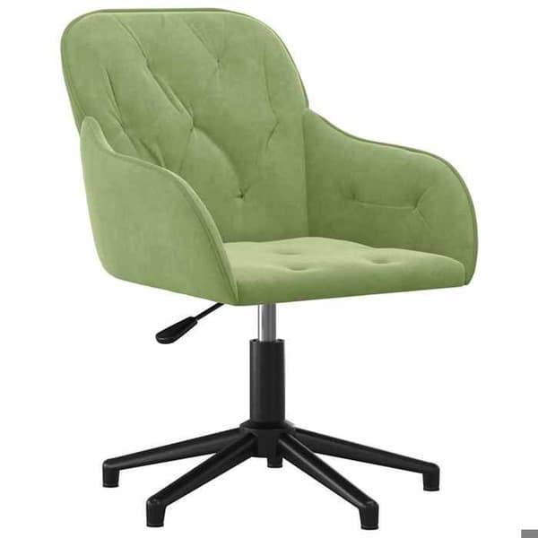 Maison Exclusive - Snurrande matstolar set om 2 Ljusgrön Sammet
