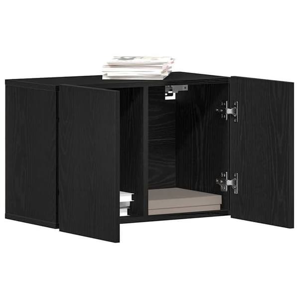Maison Exclusive - TV-møbel i sort eg 60x30x41 cm ingeniørtræ