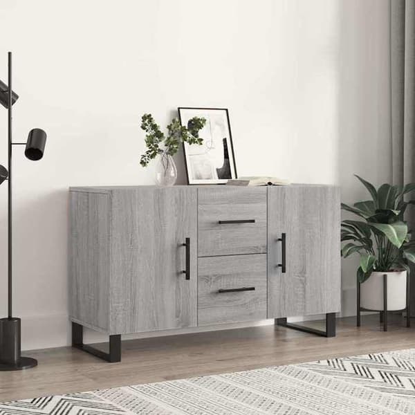 Maison Exclusive - Buffé Sonoma grå 100x36x60 cm ingenjörsträ