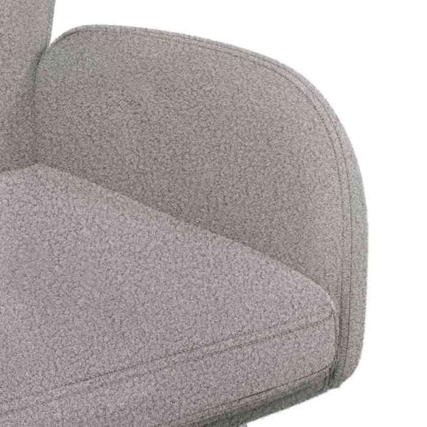 Maison Exclusive - Drejbare spisestuestole 6 stk Bouclé Lys grå