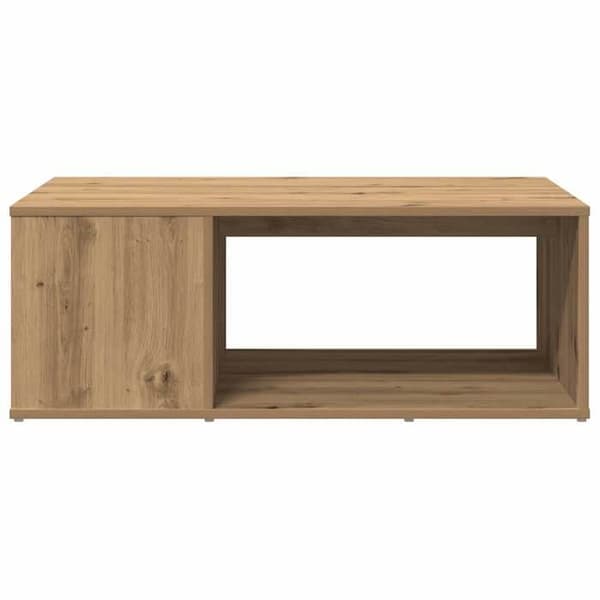 Maison Exclusive - Håndlavet egetræsbord 90x67x33 cm i ingeniørtræ Ek