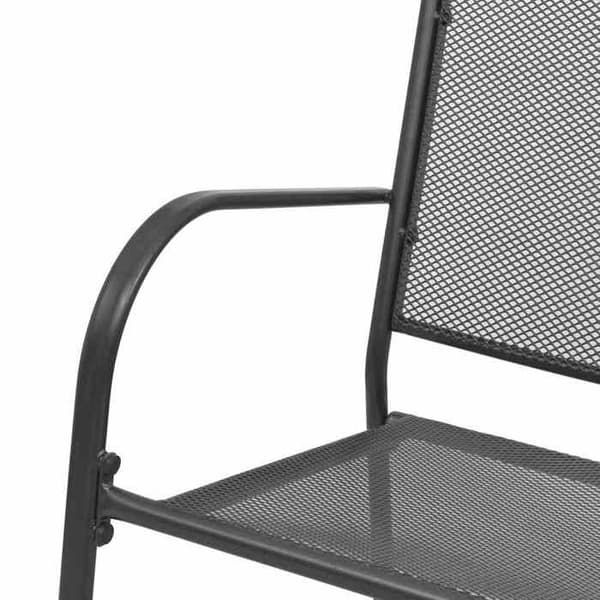Havemøbel - EKSKLUSIV HUS - 108 cm - Stål - Antracitnet - Velegnet til udendørs brug antracit
