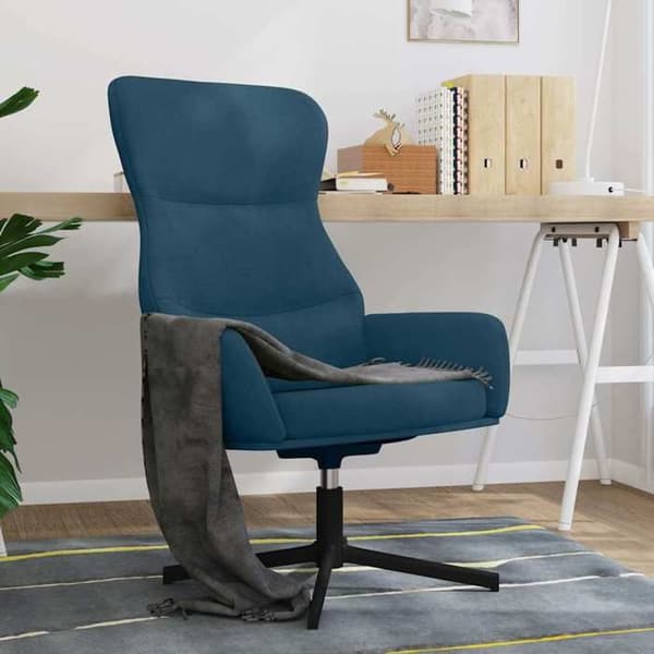 Maison Exclusive - Blå Velour Relax stol