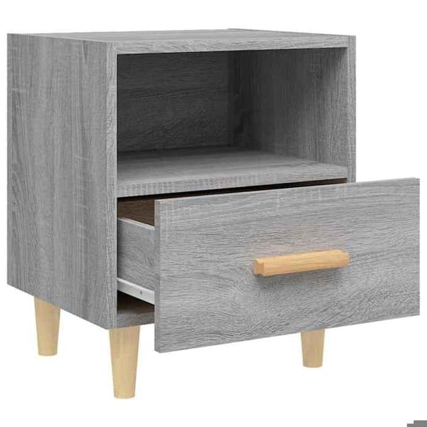 Maison Exclusive - Sängbord 2 st Sonoma grå 40x35x47 cm