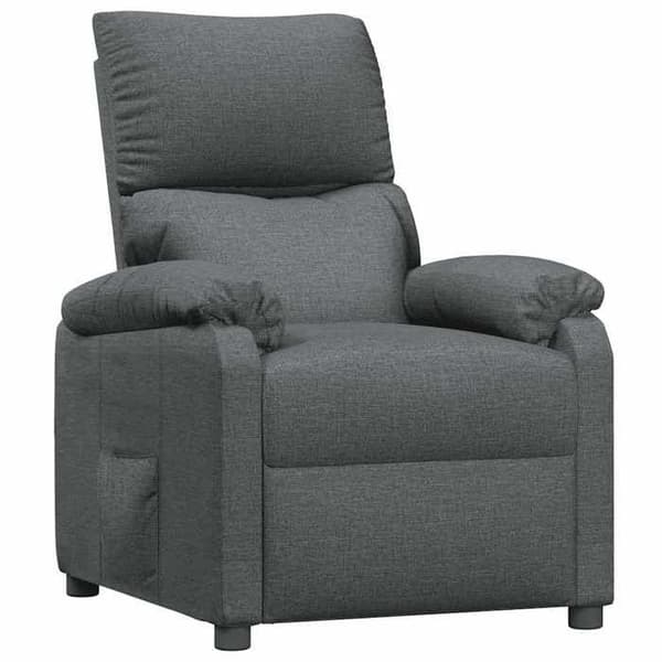 Maison Exclusive - Tummanharmaa kangas nojatuoli