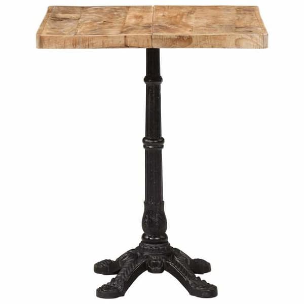 Maison Exclusive - Bistro-pöytä 60x60x77 cm Raaka mangopuu