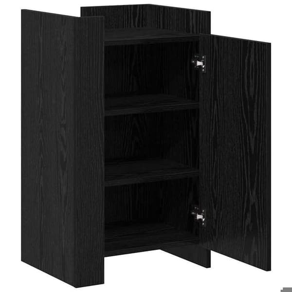 Maison Exclusive - Buffet Sort egetræ 45 x 35 x 75 cm
