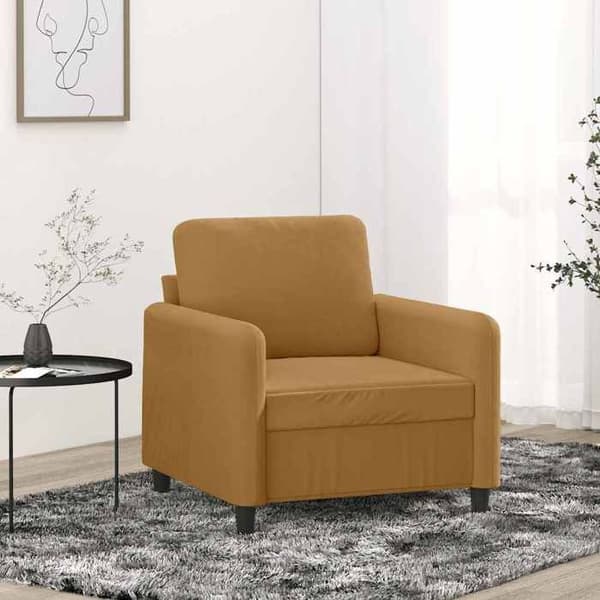 Maison Exclusive - Brun Stol 60 cm Velour