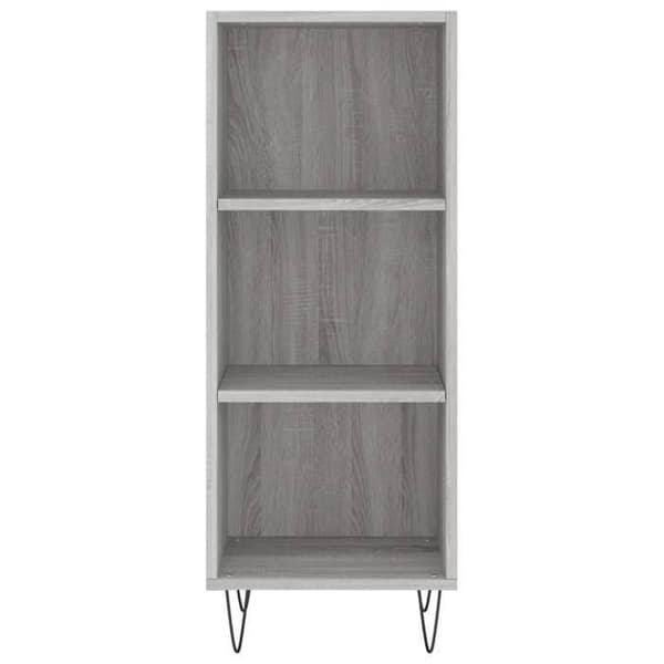 Maison Exclusive - Buffé Sonoma Grå 34,5x32,5x90 cm Ingenjörsträ