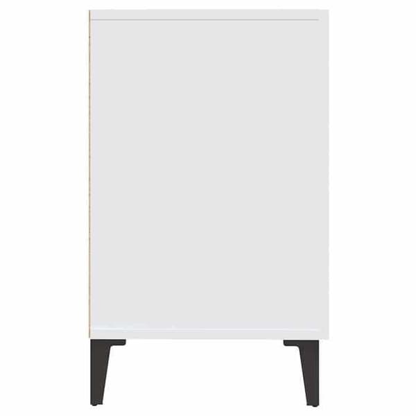 Maison Exclusive - Vit buffé 100x36x60 cm ingenjörsträ