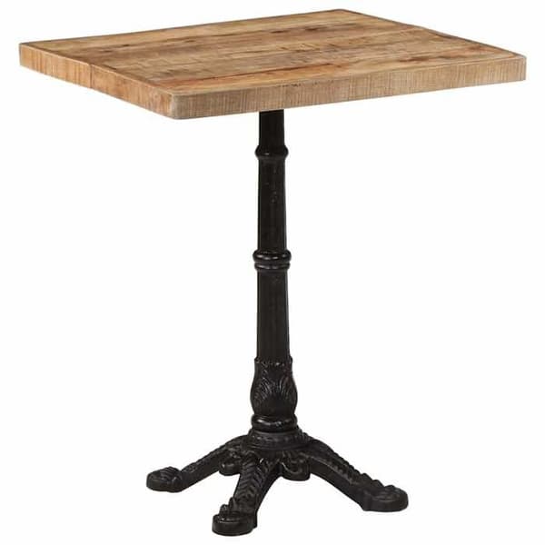 Maison Exclusive - Bistrobord 60x60x77 cm Rå mangoträ